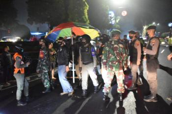 95 Orang Terjaring Razia Tim Satgas Covid di Alunâ€“Alun